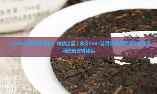 中粮中茶7581普洱茶
