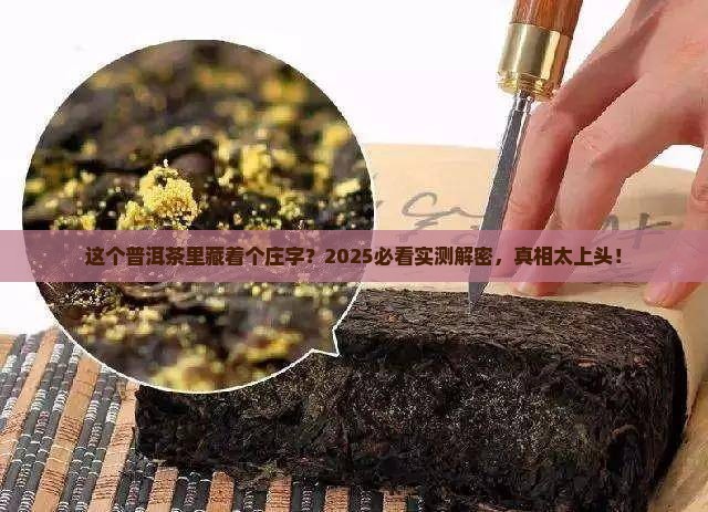 有个庄字的是什么普洱茶