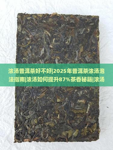 浓汤普洱茶好不好