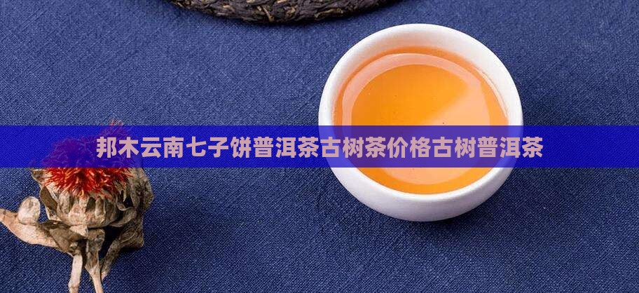 邦木云南七子饼普洱茶