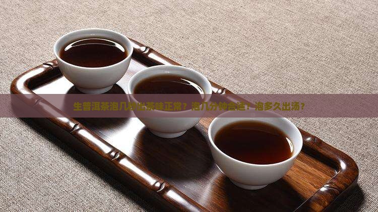 生普洱茶泡几秒出茶