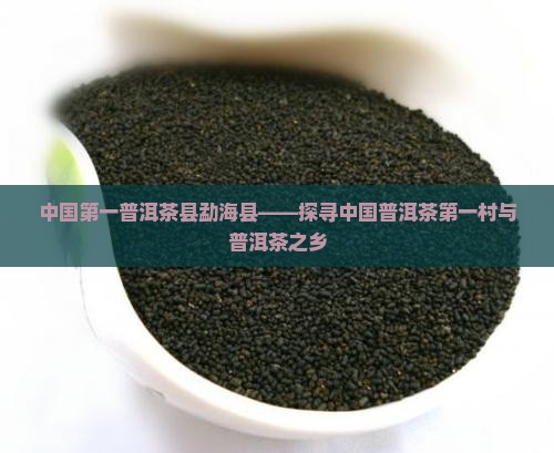 中国第一普洱茶县勐海县