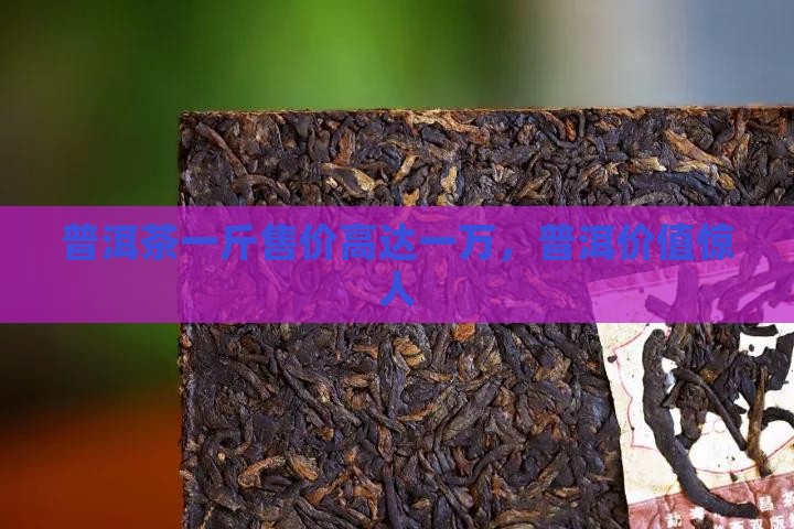 普洱茶贵1万多块钱一斤