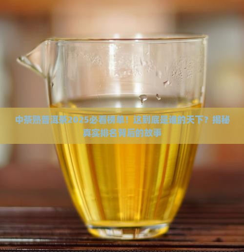 中茶熟普洱茶排行榜
