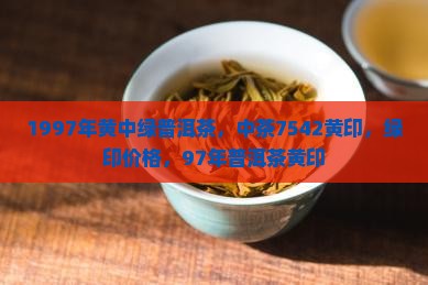 1997年黄中绿普洱茶