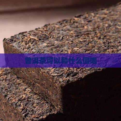 普洱茶可以和什么同喝