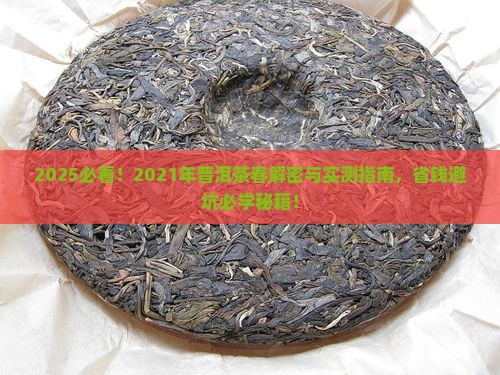 2021年普洱茶春