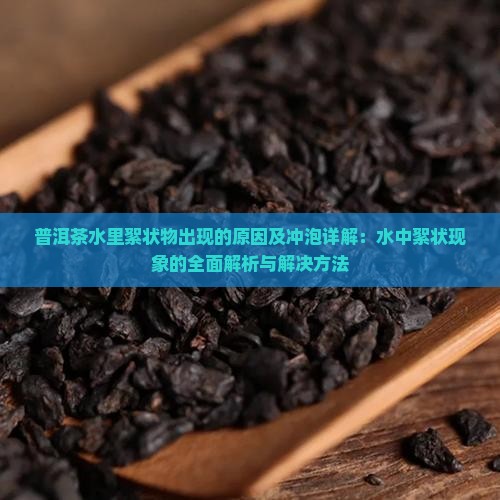 普洱茶泡水里有絮状物