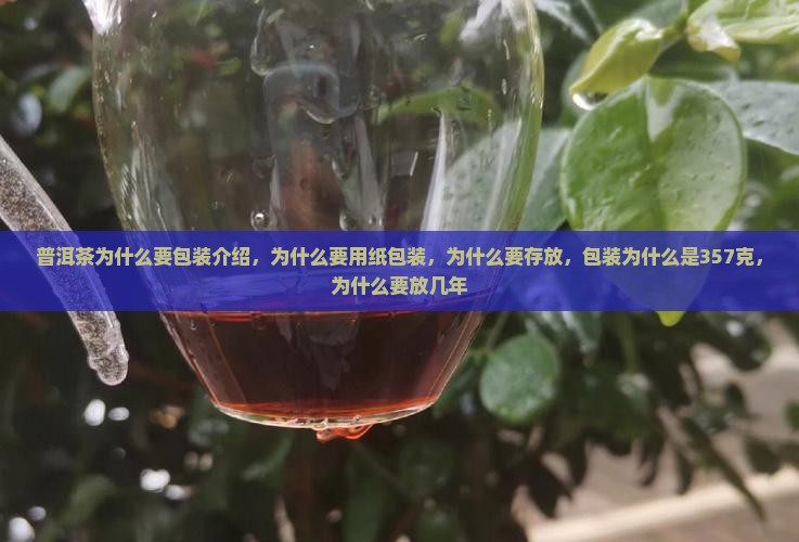 普洱茶为什么要包装介绍