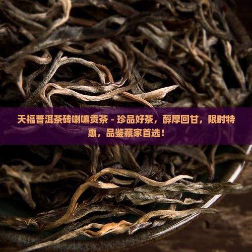 天福普洱茶砖喇嘛贡茶