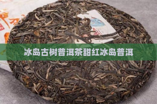 古脉茶甜红冰岛