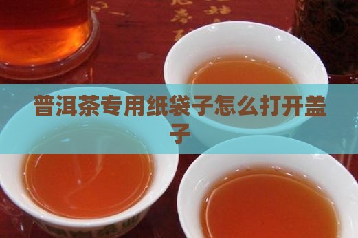 普洱茶专用纸袋子怎么打开