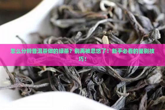 怎么分辨普洱茶做的绿茶