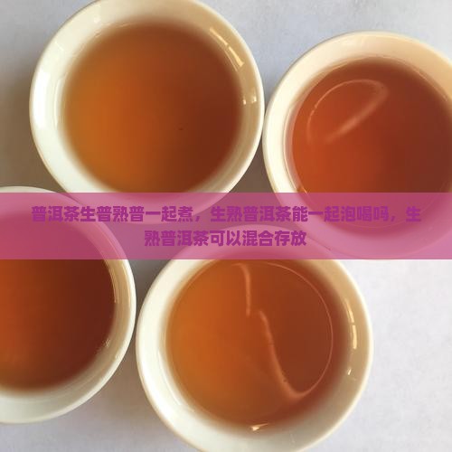 普洱茶生普熟普一起煮