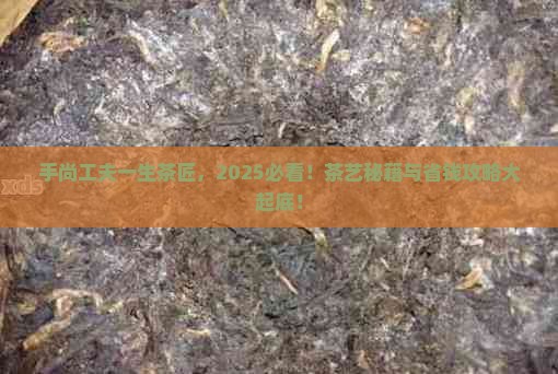 手尚工夫一生茶匠