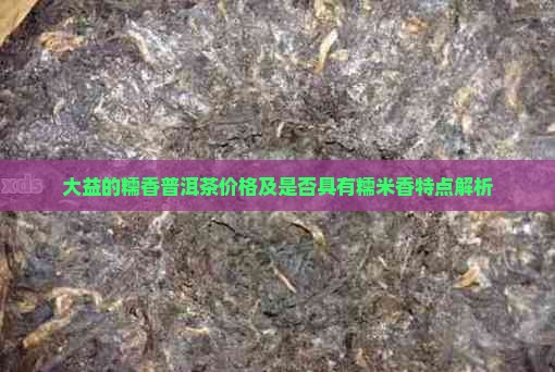 大益的糯香普洱茶价格及是否具有糯米香特点解析