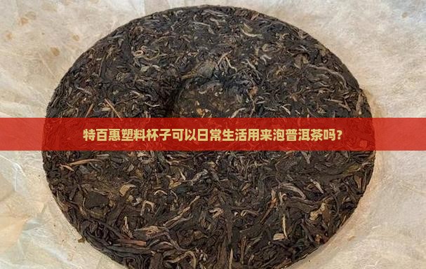 特百惠塑料杯子可以日常生活用来泡普洱茶吗？