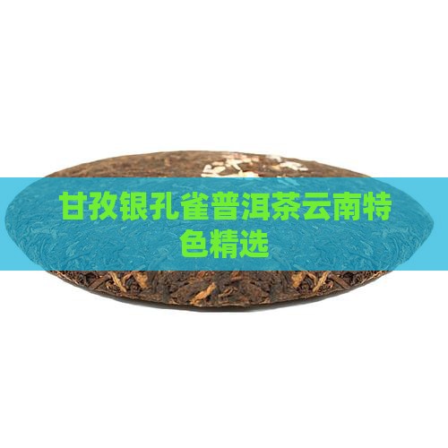 甘孜银孔雀普洱茶云南特色精选