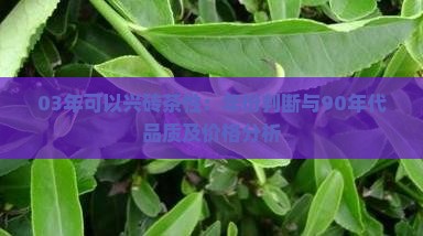 03年可以兴砖茶性：年份判断与90年代品质及价格分析