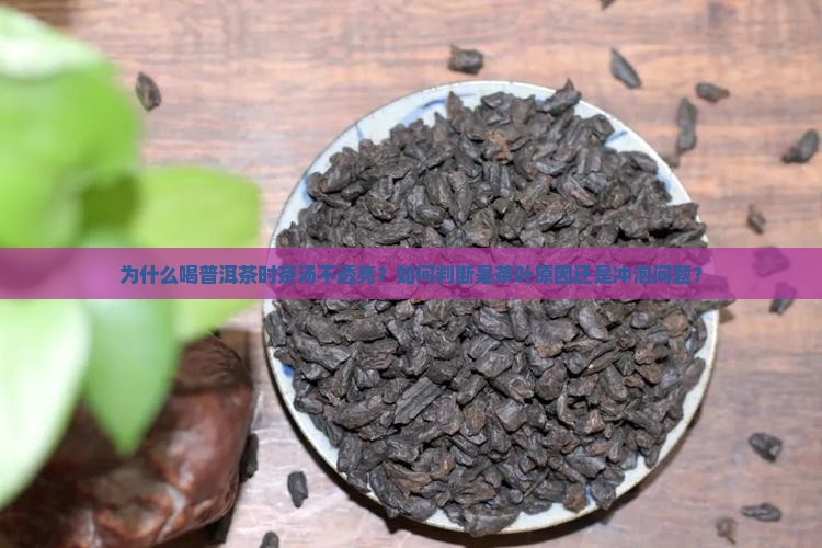 为什么喝普洱茶时茶汤不透亮？如何判断是茶叶原因还是冲泡问题？