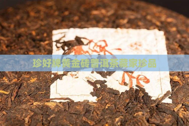 珍好牌黄金砖普洱茶藏家珍品