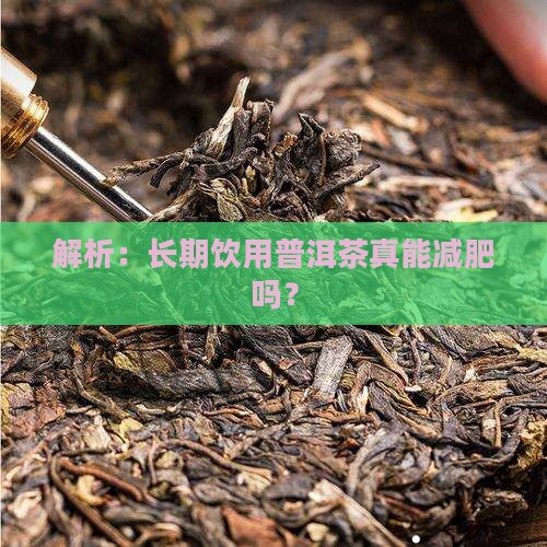 解析：长期饮用普洱茶真能减肥吗？