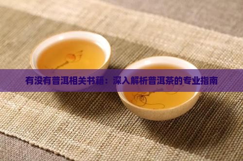 有没有普洱相关书籍：深入解析普洱茶的专业指南