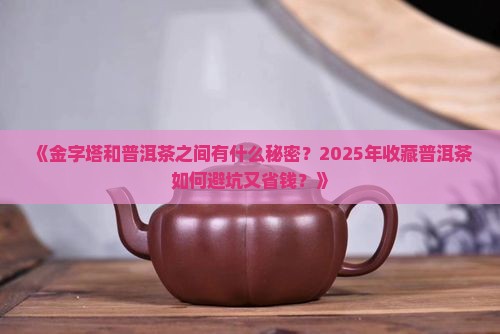 金字塔和普洱茶