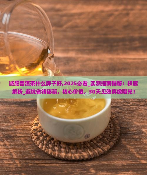 减肥普洱茶什么牌子好