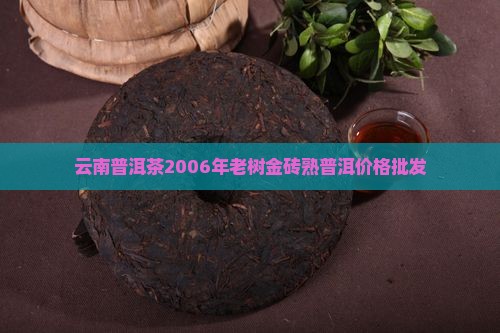 2006年老树金砖熟普洱价格