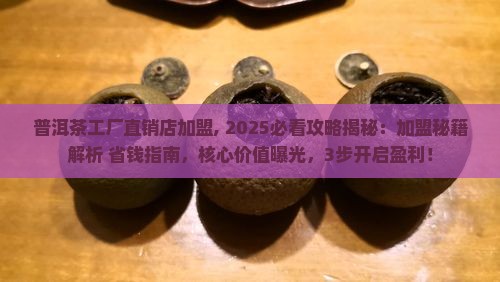 普洱茶工厂直销店加盟