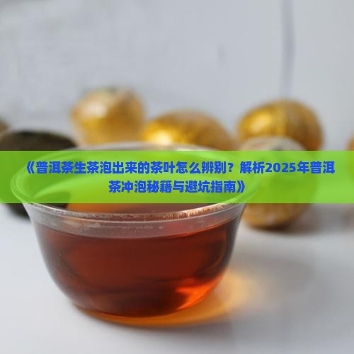 普洱茶生茶泡出来的茶叶