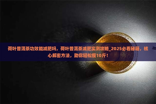 荷叶普洱茶功效能减肥吗