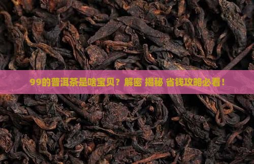 99的普洱茶是什么茶