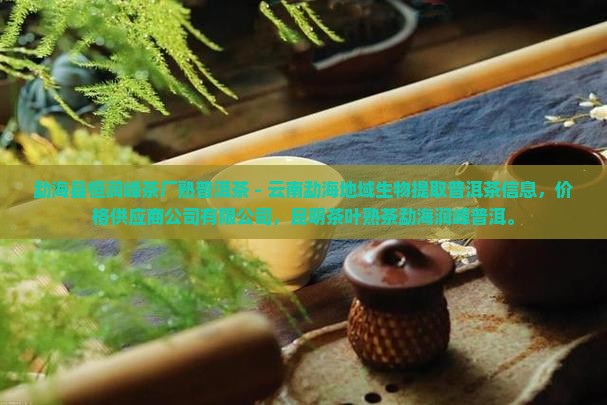 勐海县恒润峰茶厂熟普洱茶