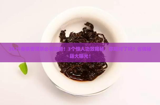 春茶普洱茶的功效