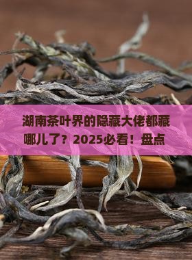 湖南有什么茶叶比较出名茶