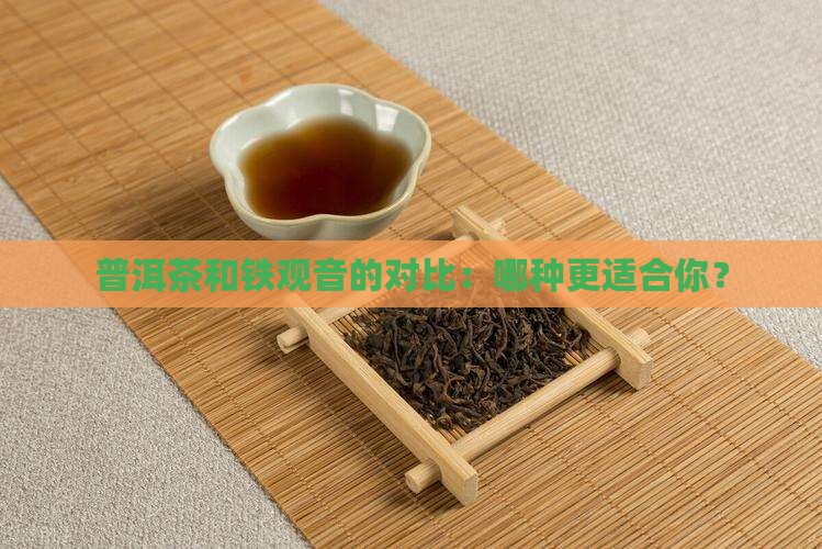 普洱茶和铁观音的
