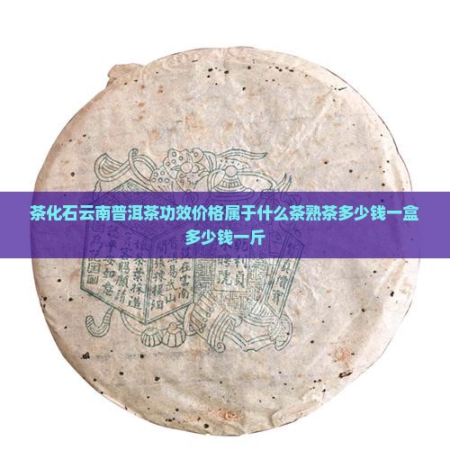 茶化石云南普洱茶