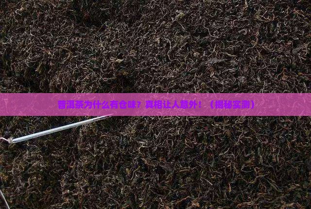 普洱茶什么是仓味