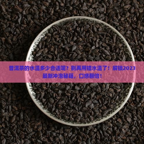 普洱茶的水温多少合适呢