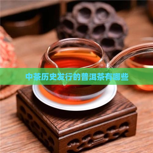 中茶历史发行的普洱茶有哪些