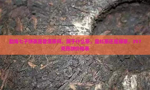 勐海七子饼茶是普洱茶吗