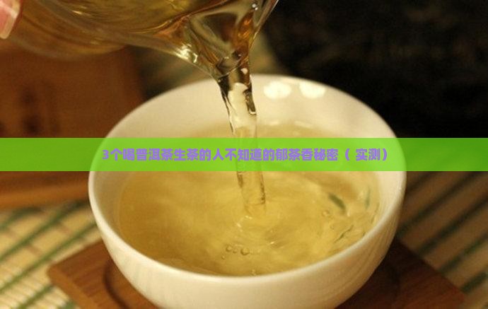 普洱茶生茶郁茶香