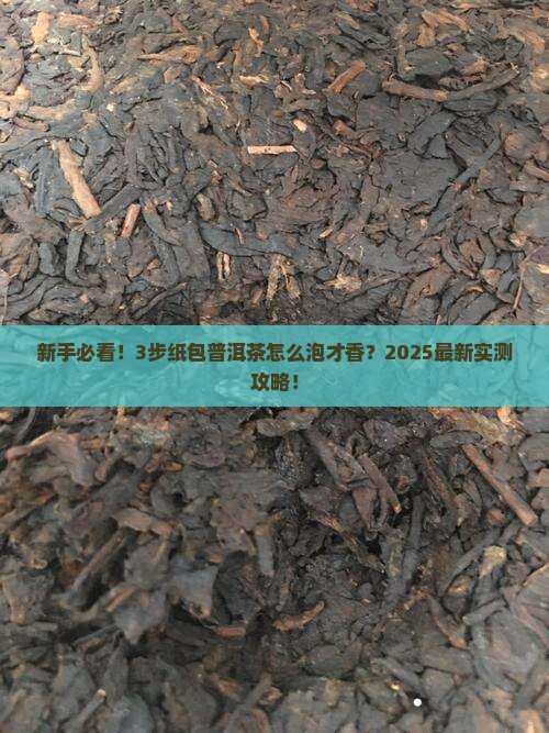 纸包普洱茶怎么泡