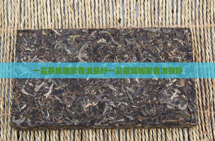 一品茶城哪家普洱茶好