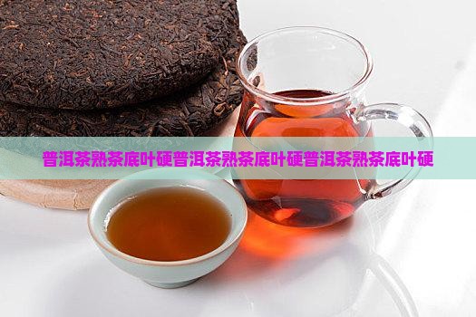普洱茶熟茶底叶硬