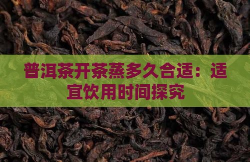 普洱茶开茶蒸多久合适：适宜饮用时间探究