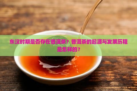 东汉时期是否存在普洱茶？普洱茶的起源与发展历程是怎样的？