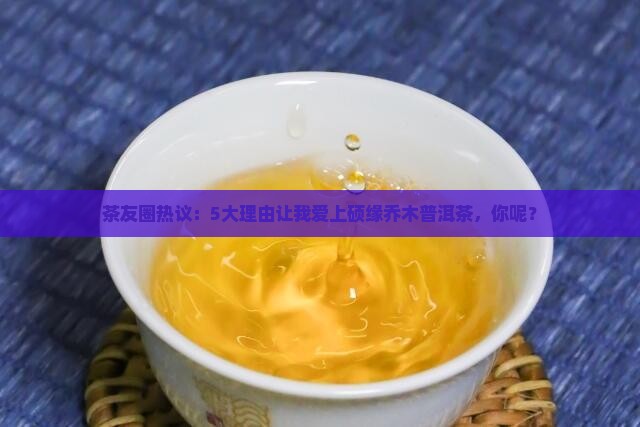 茶友圈热议：5大理由让我爱上硕缘乔木普洱茶，你呢？